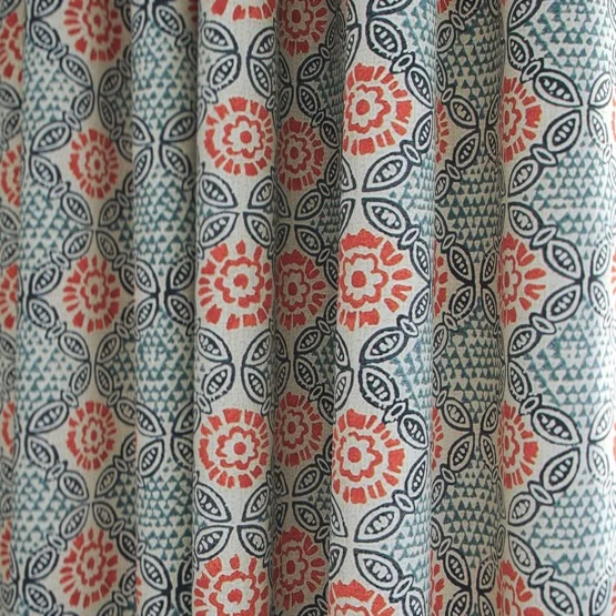 Stardust Chilli curtain