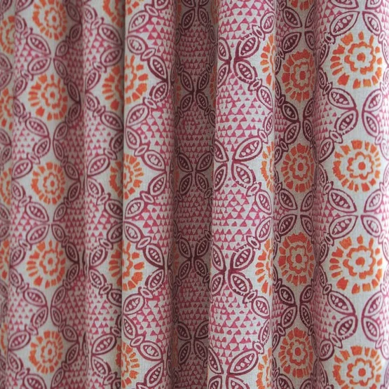 Stardust Hot Pink curtain