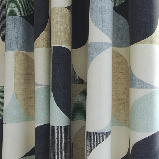 Reno Mineral and Navy curtain