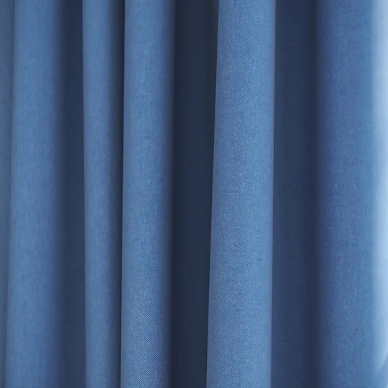 Canvas Aegean Blue curtain