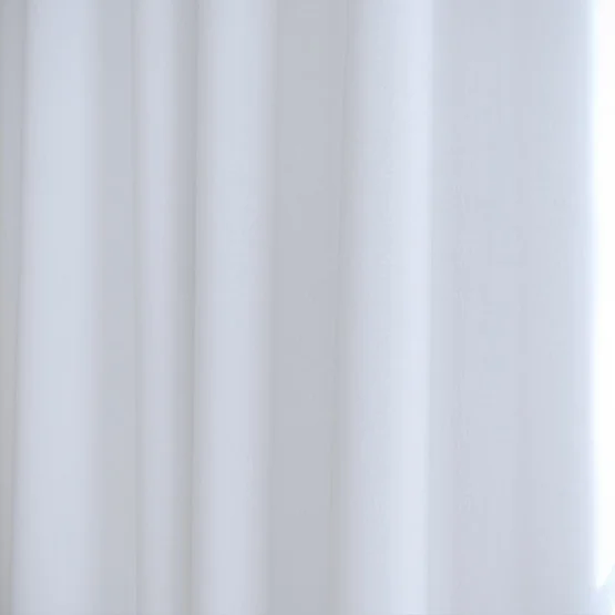 Crushed Silk White curtain