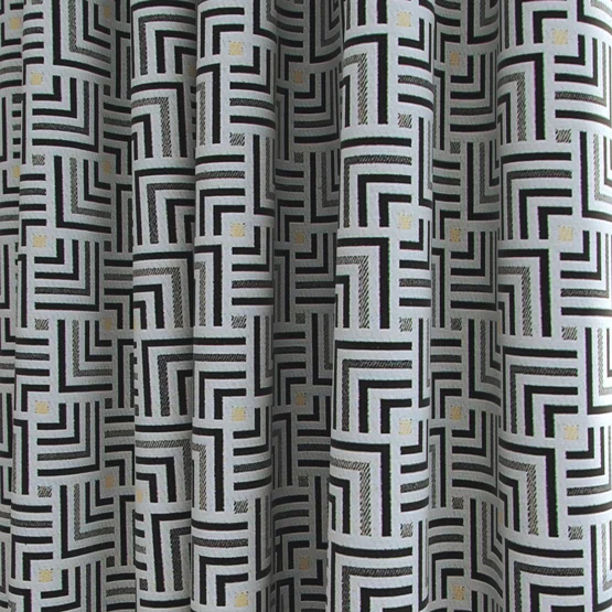 Symmetry Monochrome curtain