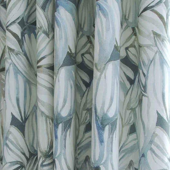 Voyage Topia Cobalt curtain