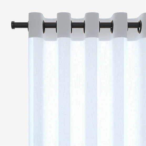 Casamance Winona White Celadon curtain