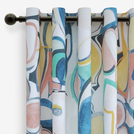 Edinburgh Weavers Pop Verdigris curtain