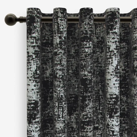 Evora Charcoal curtain
