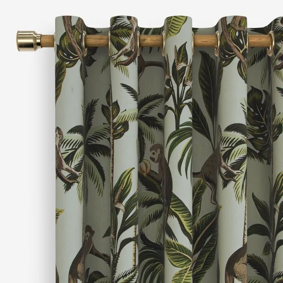 Monkey Natural curtain