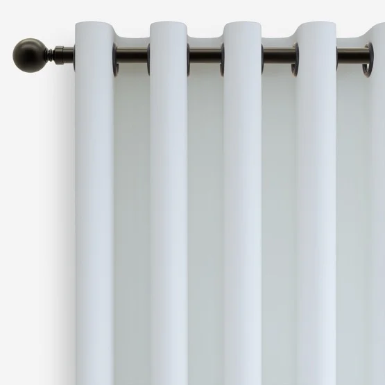 Mono Stripe White curtain