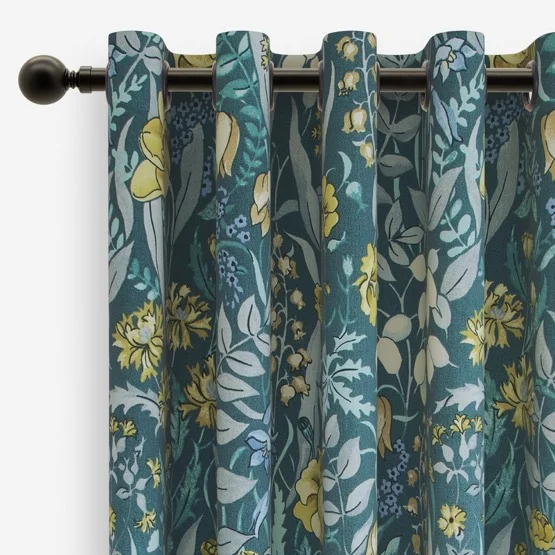 Cotswold Prussian curtain