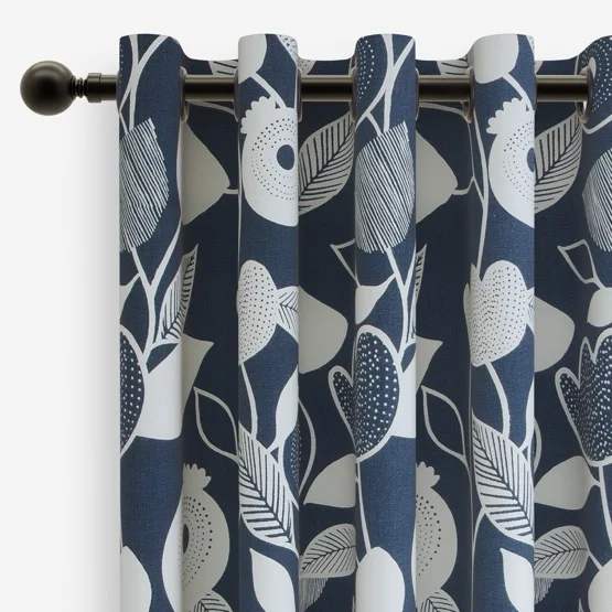 Nordic Indigo curtain
