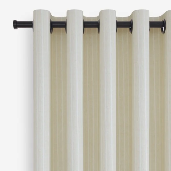 Pencil Stripe Pebble curtain