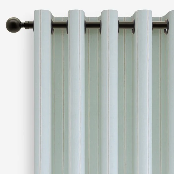 Rowing Stripe Duckegg curtain