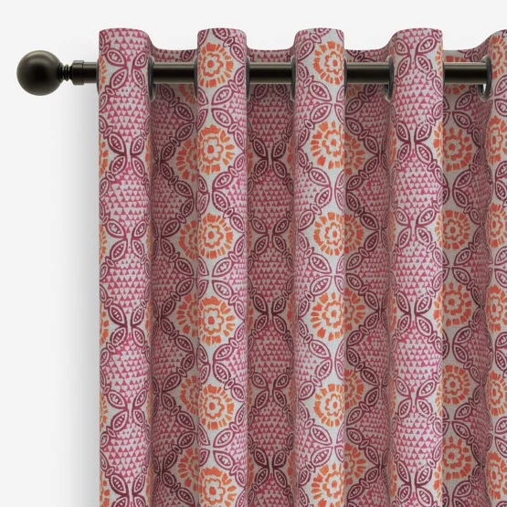 Stardust Hot Pink curtain