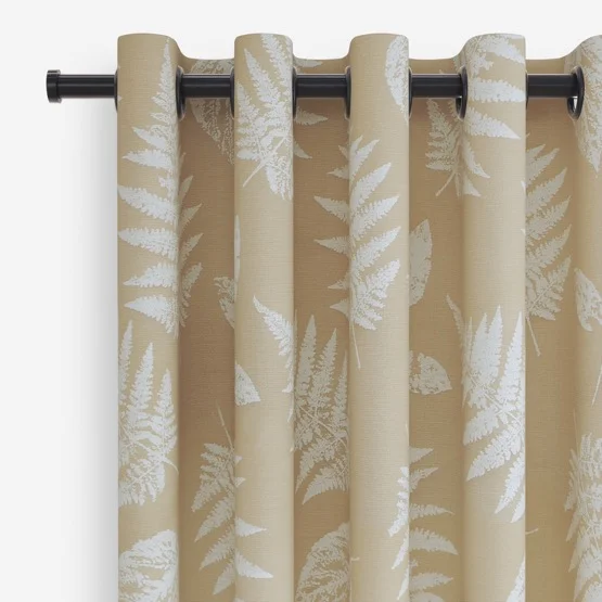 Foliage Taupe curtain