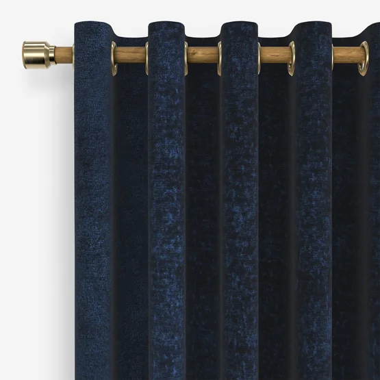 Boucle Royale Navy Blue curtain