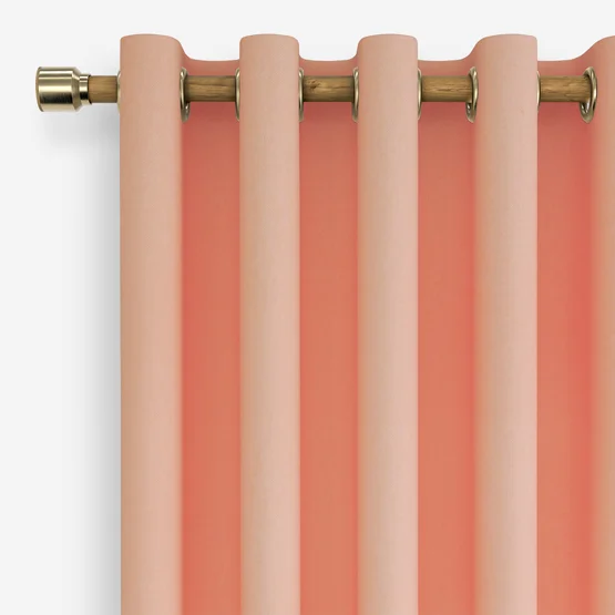 Canvas Cantaloupe Orange curtain