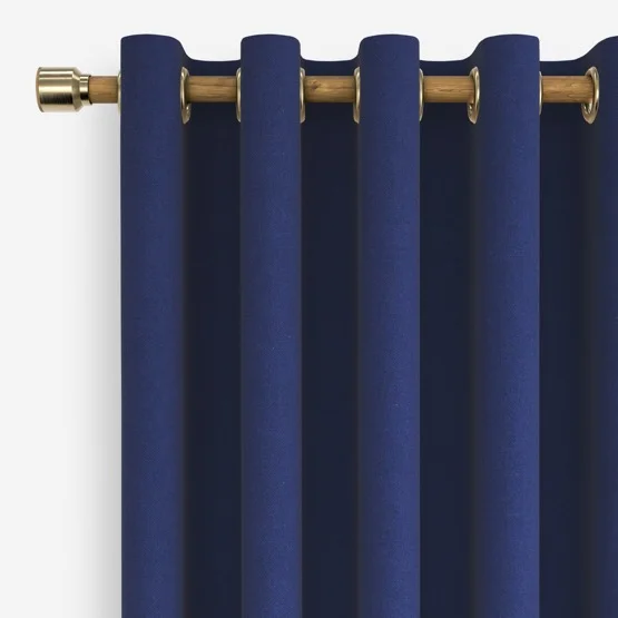 Canvas Indigo Blue curtain