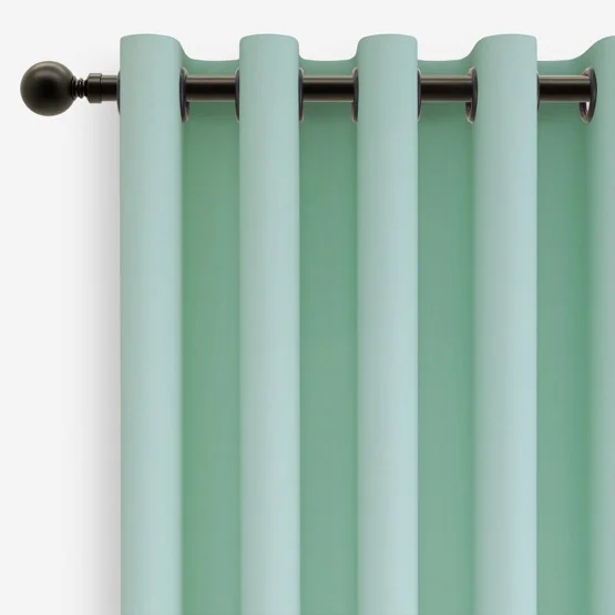 Canvas Mint curtain