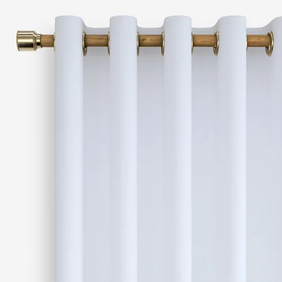 Crushed Silk White curtain
