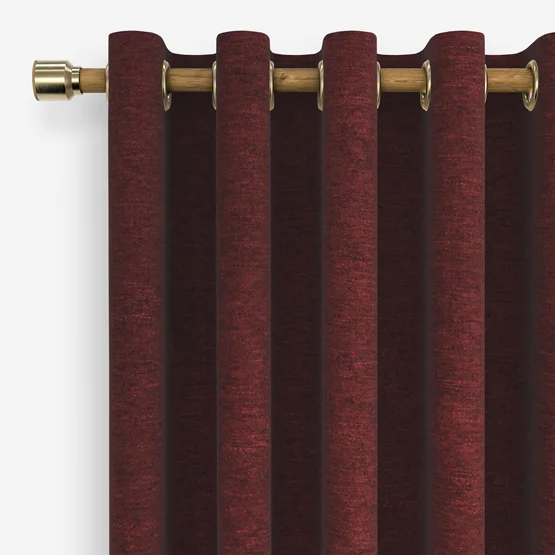 Entwine Bordeaux curtain