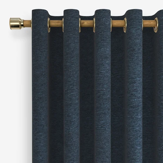 Entwine Denim Blue curtain