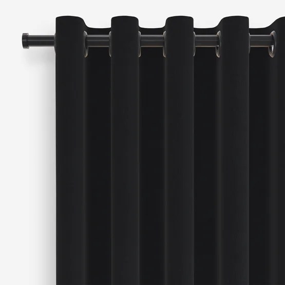 Milan Black curtain