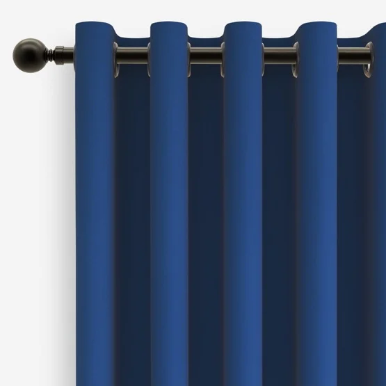 Naturo Petrol Blue curtain