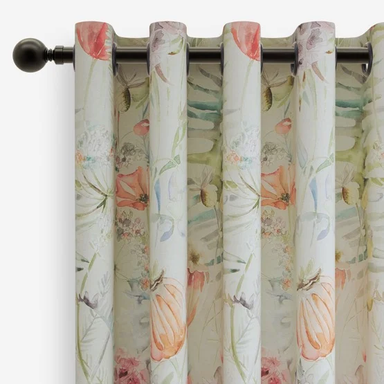 Voyage Edenmuir Cinnamon Linen curtain