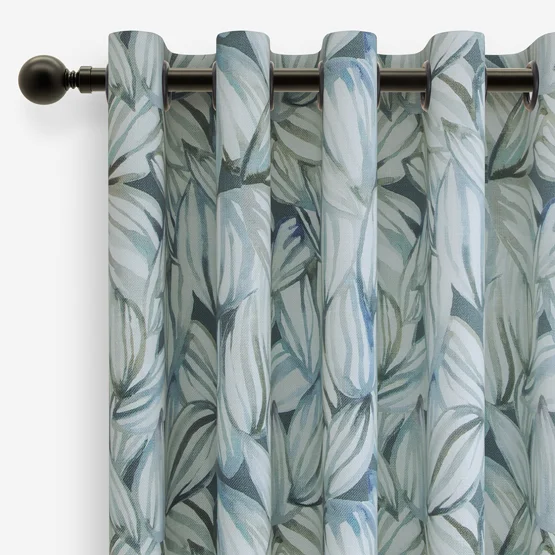 Voyage Topia Cobalt curtain