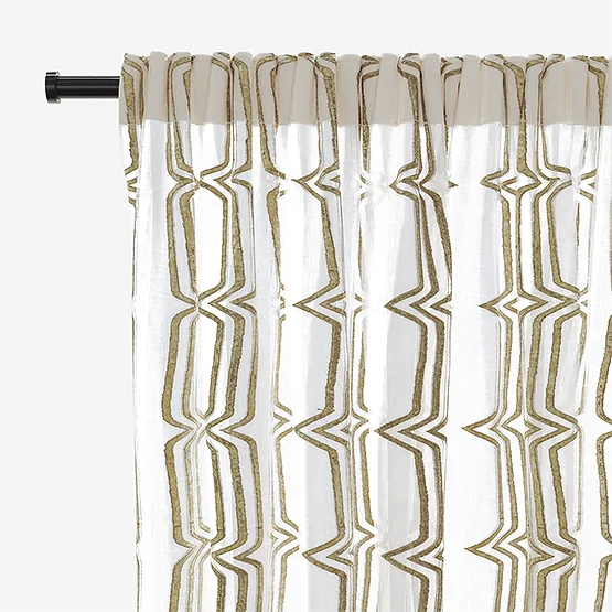 Camengo New Eastside Voile Bronze curtain