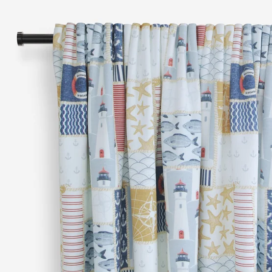 Coast Blue curtain
