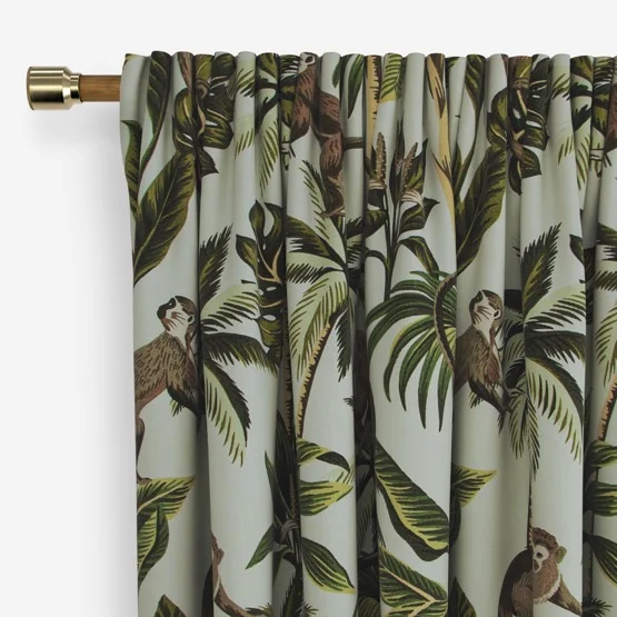 Monkey Natural curtain