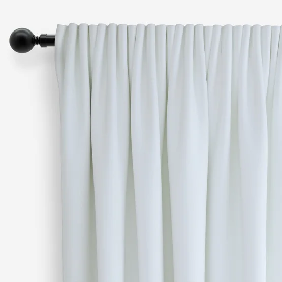 Mono Stripe White curtain