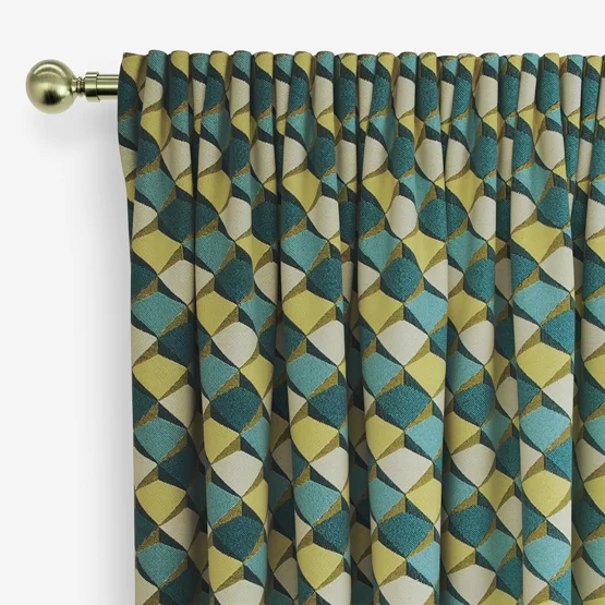 Patagonia Teal curtain