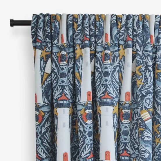 Pendeen Indigo curtain