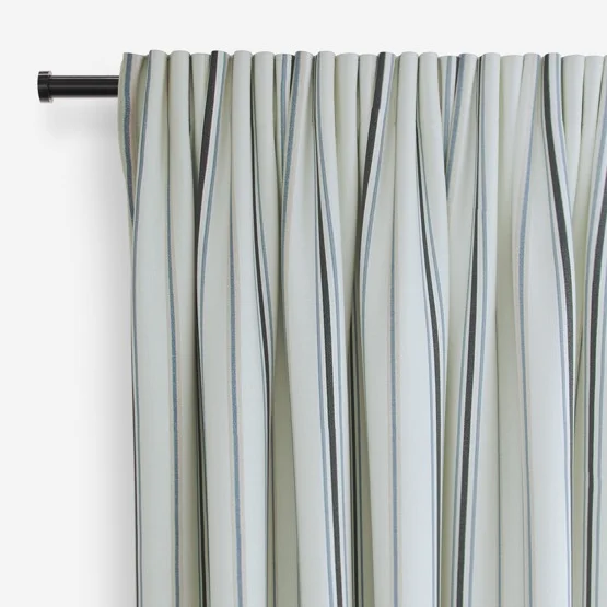 Salcombe Stripe Navy curtain