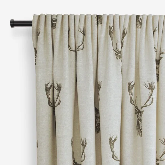 Stag Grey curtain