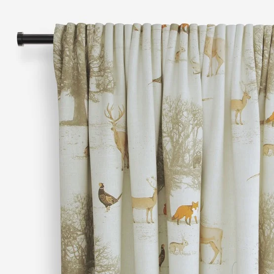Tatton Autumn curtain
