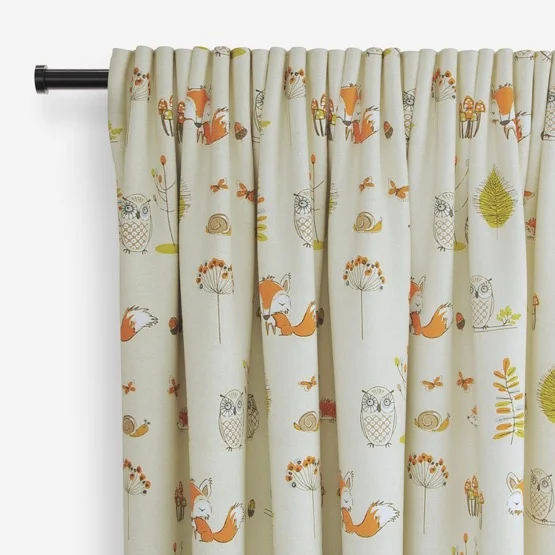 Woodland Fox Multi curtain