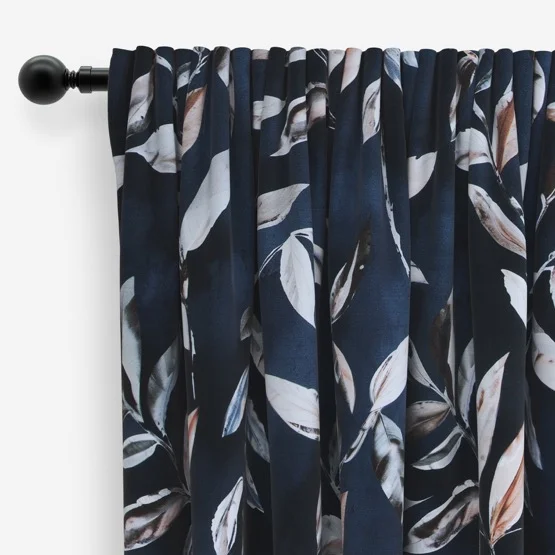 Madrid Navy curtain