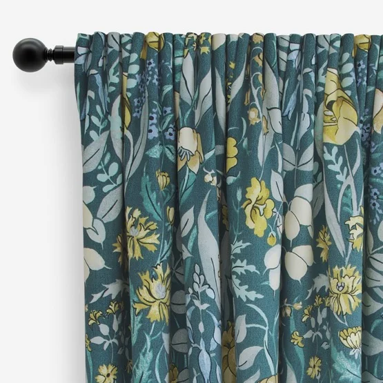 Cotswold Prussian curtain