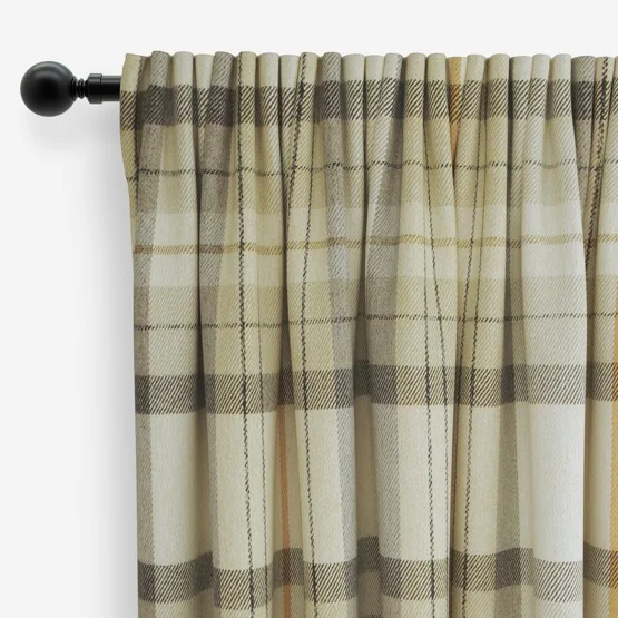 Cairngorm Oatmeal curtain