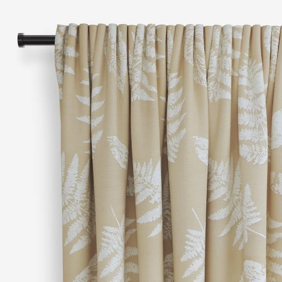 Foliage Taupe curtain