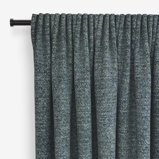 Boucle Dash Spa Blue curtain
