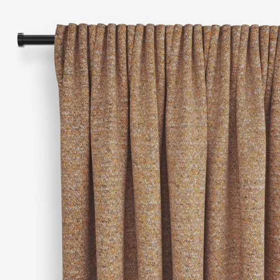 Boucle Dash Sunshine Yellow curtain