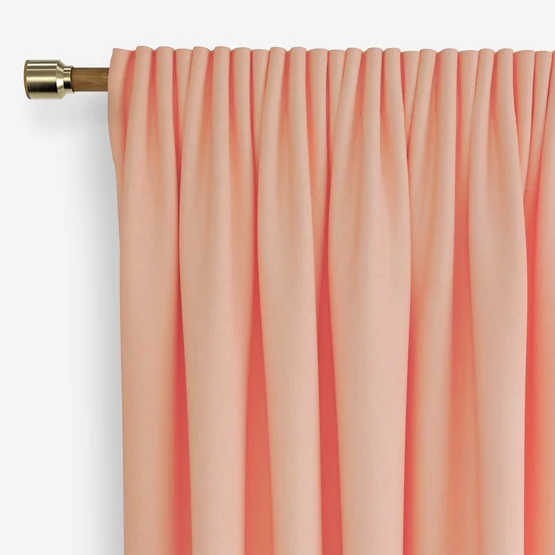 Canvas Cantaloupe Orange curtain