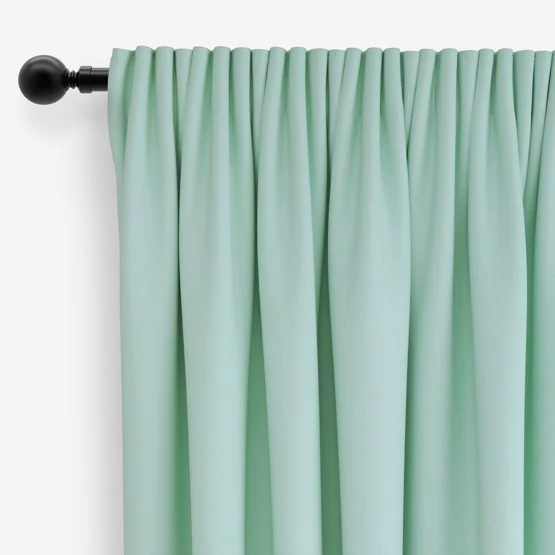 Canvas Mint curtain