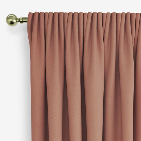 Canvas Vintage Peach Pink curtain