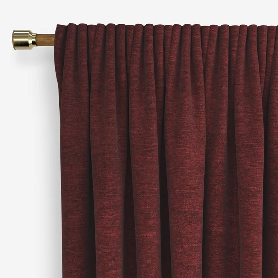 Entwine Bordeaux curtain