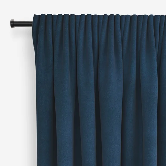 Manhattan Prussian Blue curtain